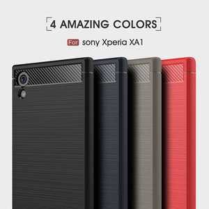 <span class=keywords><strong>Coque</strong></span> de téléphone simple en fibre de carbone pour <span class=keywords><strong>Sony</strong></span> <span class=keywords><strong>Xperia</strong></span> XA1 Ultra étui pour <span class=keywords><strong>Sony</strong></span> <span class=keywords><strong>Xperia</strong></span> XA1 Plus housse de téléphone portable - Product Image 2
