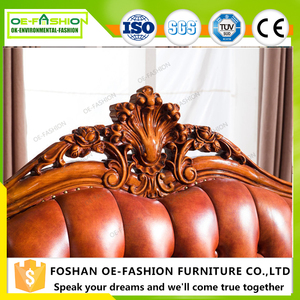 New classic marrone chiaro in pelle salotto mobili divano - Product Image 6