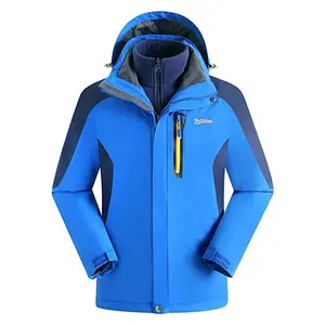 Fuzhou Jaket Ski Musim Dingin Pria, Jaket Snowboard Musim Dingin Tahan Air Terbang untuk Pria