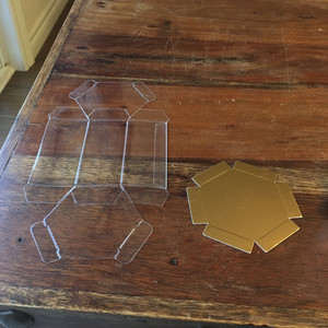 Tùy Chỉnh Vật Nuôi PVC Hộp Quà Tặng Bằng Nhựa Với Chèn Giấy Hình Lục Giác Hình Dạng Rõ Ràng Hộp Quà Tặng Bằng Nhựa Bao Bì - Product Image 2