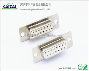 D Sub nối DB15 Trắng Nam Nữ hàn nối 15 pin nữ 7 + 8 đôi đen trắng xanh - Product Image 6