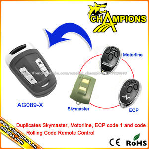 doublons <span class=keywords><strong>skymaster</strong></span>, Motorline, code ECP 1 roulement le code de télécommande AG089-X - Product Image 1