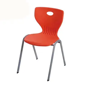 Stackable PP Plastic Training Chair Outdoor School Furniture