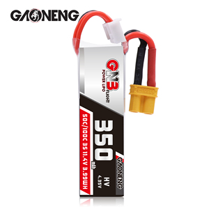 LiPo batterie GNB GAONENG 3S 350mAH 11.4V <span class=keywords><strong>50c</strong></span>, XT30 HV LiPo, Micro FPV, Drone de course, quadricoptère - Product Image 6