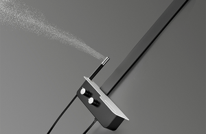 Panneaux muraux <span class=keywords><strong>de</strong></span> douche <span class=keywords><strong>de</strong></span> douche design <span class=keywords><strong>colonne</strong></span> 5052 en alliage d'aluminium noir couleur panneau <span class=keywords><strong>de</strong></span> douche <span class=keywords><strong>salle</strong></span> <span class=keywords><strong>de</strong></span> bains S300-7 - Product Image 4