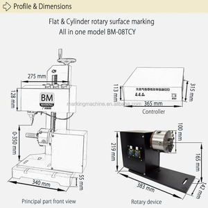 Machine de marquage rotative à points à bas prix pour numéros de série, dates et graphiques - Product Image 3