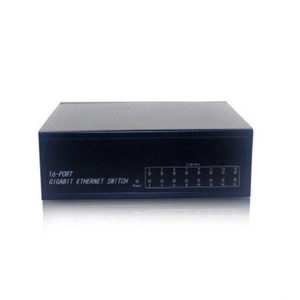 SOHO đen kim loại máy tính để bàn Wallmount Rackmount DC điện áp 12V 2A 16-Port 10 100 1000 cơ sở <span class=keywords><strong>Gigabit</strong></span> chuyển đổi - Product Image 3