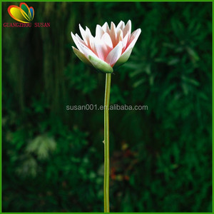 Flor de Loto Artificial Decorativa Realista al por Mayor para Decoración del Hogar - Product Image 1