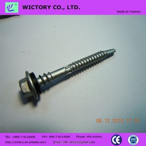 Vis de toiture autoforeuse à tête hexagonale avec EPDM, Taiwan - Product Image 6