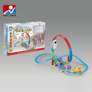 Lumière-up Coloré Ferroviaire <span class=keywords><strong>De</strong></span> Train Jouet <span class=keywords><strong>Piste</strong></span> <span class=keywords><strong>de</strong></span> <span class=keywords><strong>Course</strong></span> HC190107 - Product Image 6