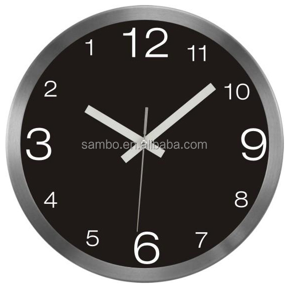 Anti-clockwise Metal Wall Clock Back Into the Past