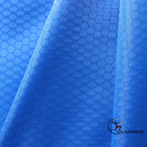Tissu en taffetas de polyester bleu PA Coating Football Dobby Ripstop 210T (échantillon gratuit) - Product Image 5
