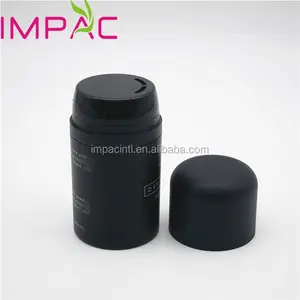 Wholesale round matte color plastic powder shaker bottles for dry shampoo