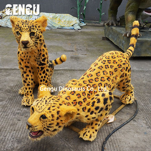 Chất lượng cao <span class=keywords><strong>animatronic</strong></span> <span class=keywords><strong>Leopard</strong></span> mô hình cho trong nhà Zoo trang trí trung tâm mua sắm sân bay công cộng daycares Trường Mẫu Giáo - Product Image 1