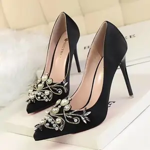 2019 neueste designs high heels party schuhe plus größe made in china MOQ 1