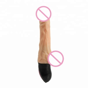 Aquecimento 11 Velocidades Automática Falsificado Penis Realistic <span class=keywords><strong>Big</strong></span> Dildo Vibrador Choque Forte Haste - Product Image 2