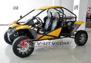 1500cc สตาร์ทไฟฟ้า4X4เครื่องยนต์ Chery EFI สองที่นั่ง Go Kart