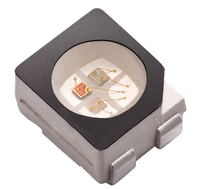 Jstronic PLCC4 1210 3528 RVB SMD Anode Commune 4 broches Tricolore Rouge/Vert/Bleu Smd Led Diode Face Noire