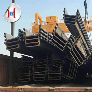 ASTM A572 Gr50 S355JR tumpukan lembaran baja gulung panas berbentuk U dengan layanan Las & pemotong Aloi pengiriman stok besar 7 hari - Product Image 6