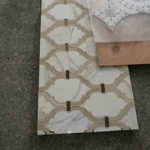 Cornice di <span class=keywords><strong>fiori</strong></span> mattonelle di mosaico di marmo per pavimenti - Product Image 5