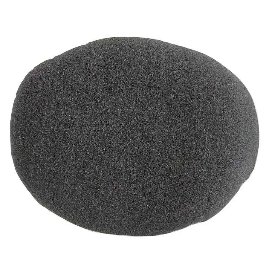 E891 Micro Bead Solid Grey Stone Pillow Squishy Realistic Novelty Pebble Rock Nature Decor Round Microbeads Cushion