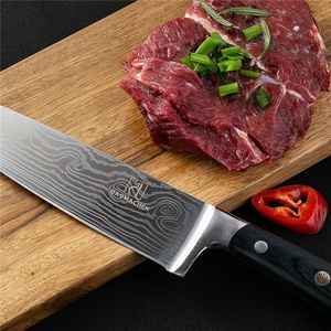 <span class=keywords><strong>Cuchillo</strong></span> de chef de acero con patrón de Damasco de 8 pulgadas de alta calidad con mango de deshuesado <span class=keywords><strong>cuchillo</strong></span> de corte de utilidad <span class=keywords><strong>para</strong></span> uso en la cocina - Product Image 6