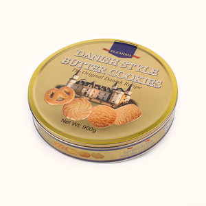 <span class=keywords><strong>Biscotti</strong></span> Danesi al Burro da 908g <span class=keywords><strong>con</strong></span> Gusti di <span class=keywords><strong>Uovo</strong></span> e Crema, Wafer allo Zucchero a Basso Contenuto di Carboidrati, Arrotolati in Scatole - Product Image 2