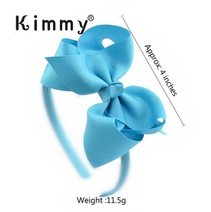 वास्तव में बड़ा रिबन धनुष हेडबैंड रंगीन चुटकी बाल क्लिप - Product Image 2