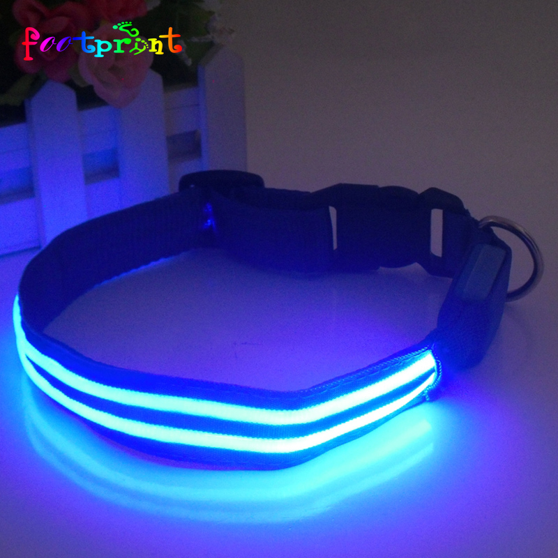 Morlight B6011 LED Dog Collar for Pet Safety - USB Rechargeable, Waterproof Glowing Collar