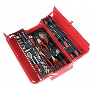 48pcs Combination hand Tool set with metal case mechanic tool set