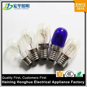 Refrigerator Bulb 15w E12 T22 Clear E12 E14 110/220V 15W Professional Refrigerator Light Microwave Oven Bulb