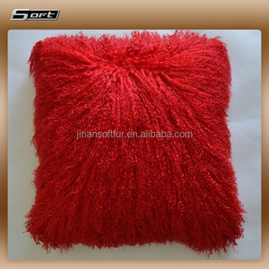 Cuscino per divano bianco in pelle di <span class=keywords><strong>agnello</strong></span> in <span class=keywords><strong>pelliccia</strong></span> di pecora naturale - Product Image 6