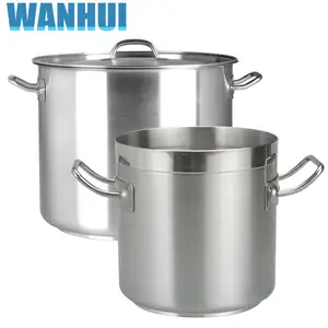 NSF Sertifikat Ukuran Besar Stainless Steel Pot Tetap Hangat