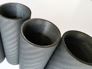Nhà máy trực tiếp lớn nhất Matte 3K đồng bằng sợi carbon ống nhà sản xuất sợi carbon ống tròn cho máy dò kim loại - Product Image 3