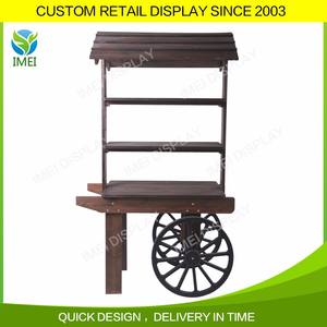 Sofisticada Tecnología De Madera Estantes Muebles Dolly <span class=keywords><strong>Caramelo</strong></span> Carro De Madera - Product Image 6