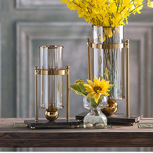Grand Or Table En Métal Fleur Vase Pour Pièce Maîtresse De Mariage - Product Image 3