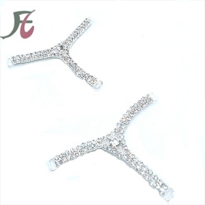 Venta caliente filas dobles en forma de Y Rhinestone Bikini conector traje de baño joyería hebilla para Bikini - Product Image 5