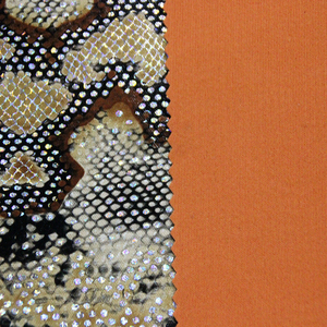 Mejor fashin serpiente de imitación tela de cuero para zapatos de <span class=keywords><strong>la</strong></span> señora bolsas - Product Image 5