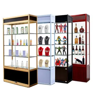 Modern Living Room Glass Display Showcase Cosmetic Shop Counter