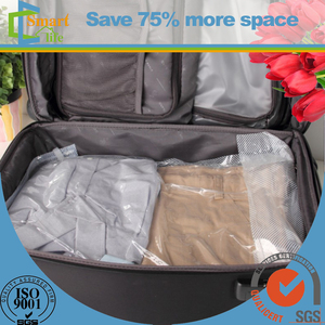 Para las maletas viaje mano roll up ziplock plástico oem <span class=keywords><strong>ropa</strong></span> portable ahorro de espacio del vacío bolso comprimido - Product Image 6