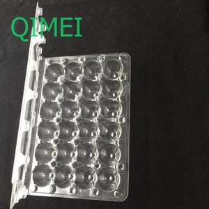 Hot bán giá thấp chất lượng cao bán buôn dùng một lần rõ ràng nhựa vỏ sò 12/18 lỗ Trứng chim cút khay/thùng carton - Product Image 2