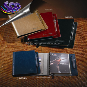 2016 caliente al por mayor de suministros de oficina de la pu agenda <span class=keywords><strong>cuaderno</strong></span> de hojas sueltas - Product Image 6