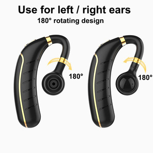 Auriculares deportivos inalámbricos, cascos con gancho para la oreja, impermeables, estéreo, LED - Product Image 5