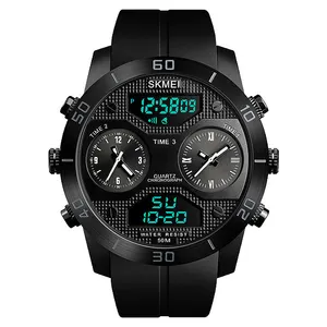 SKMEI 1355 Sport Fashion Mens Watches Chronograph Waterproof Digital Wristwatches For Men Alarm Hour Relogio Masculino 1355