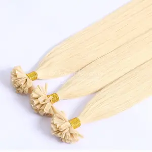 Beauty Hair Extension Wholesale Brazilian Keratin Bonded U tip Human Hair Cheveux Naturels