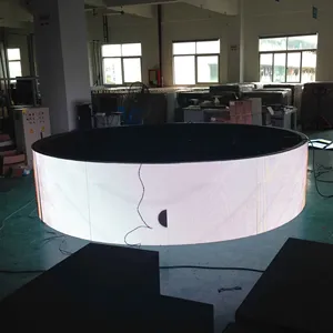 Écran LED circulaire LED Cube Arc cylindre LED mur courbe-able écran d'affichage LED créatif incurvé rond LED écran mur