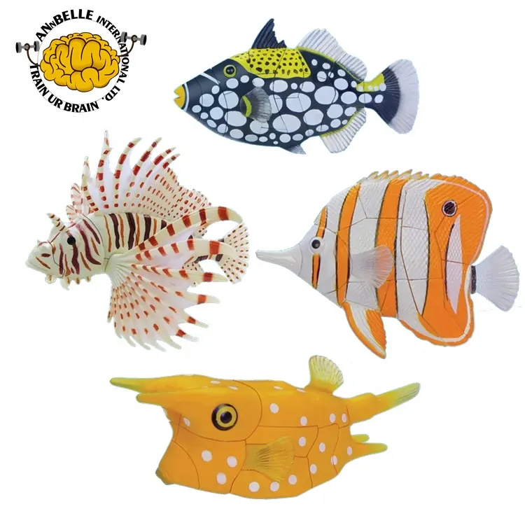 Sea animal 3D puzzle 3D puzzle fish assemble fish model