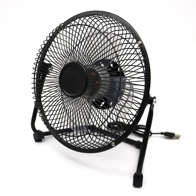 8 "Metal Air Cooling DC 5V Rechargeable Table Small Air Cooler Fan、8インチPortable Desk Mini USB Fan With Lithium Battery
