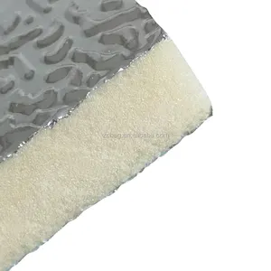 High density closed cell polyisocyanurate PIR foam insulation light weight fireproof foam insulation board with aluminum foil