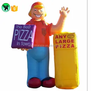 Advertising hot sale inflatable human model inflatable man with advertising slogan ST464